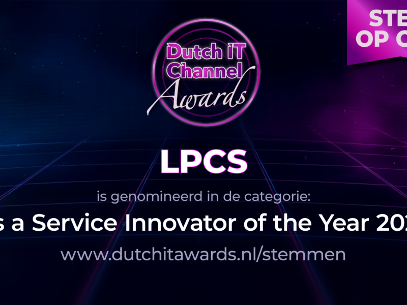 LPCS genomineerd voor Dutch IT Channel Award